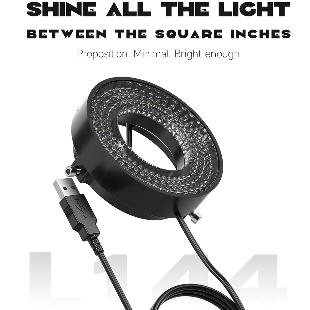 Photography Lighting Tent - メカニック L144 LS6 顕微鏡 LED リングライト照明ランプ工業用顕微鏡カメラ拡大鏡サークル光源用