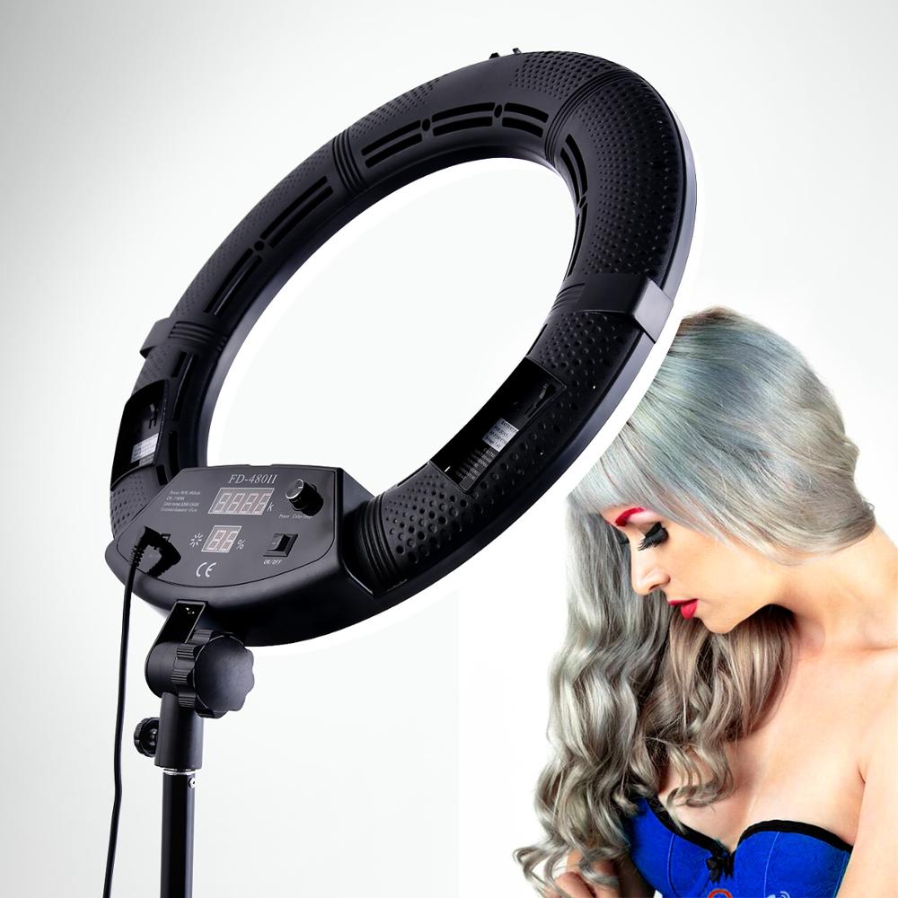 Led Ring Light 18 - 18インチLEDリングライト、ネットレッドライブフィルライト、携帯電話ブラケット付きLEDリングライト、アンカーセルフィーバイブレータービューティーランプ