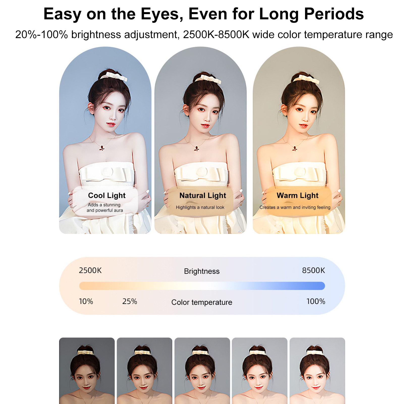充電式携帯電話ライト、ハンドヘルドフォンスタビライザー（スマ - Photography Lighting Product のレビューと価格