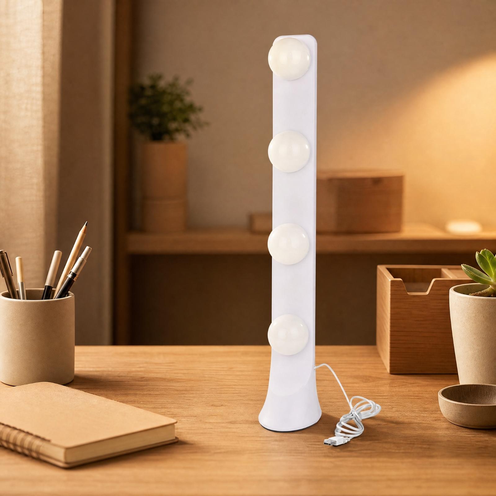 デスクトップ用LEDリングライト。色温度調整可能、4つのライ - Photography Lighting Product のレビューと価格
