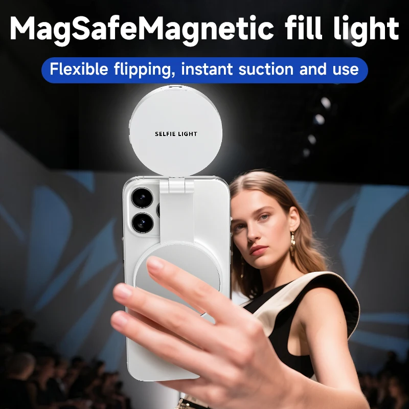 Magsafe 電話用 LED Selfie フィルライト  - Photography Lighting Product のレビューと価格