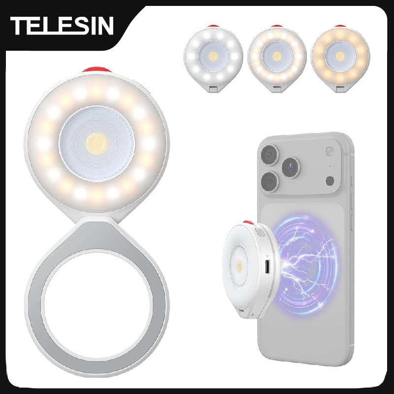 TELESIN 磁気フラッシュライト スマートフォン写真撮影 - Photography Lighting Brand のレビューと価格