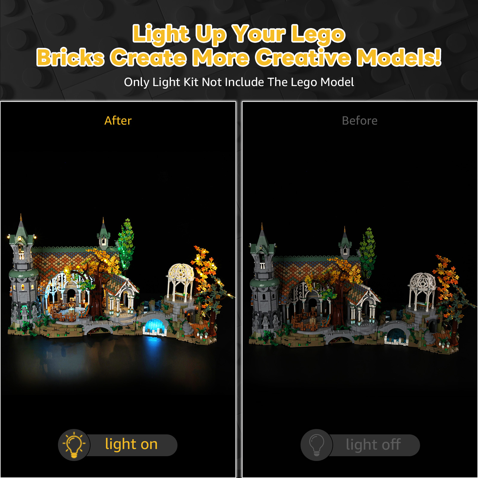 クリエイティブ LED ライトセット互換性のあるレゴ 103 - Led Ring Light 18 のレビューと価格