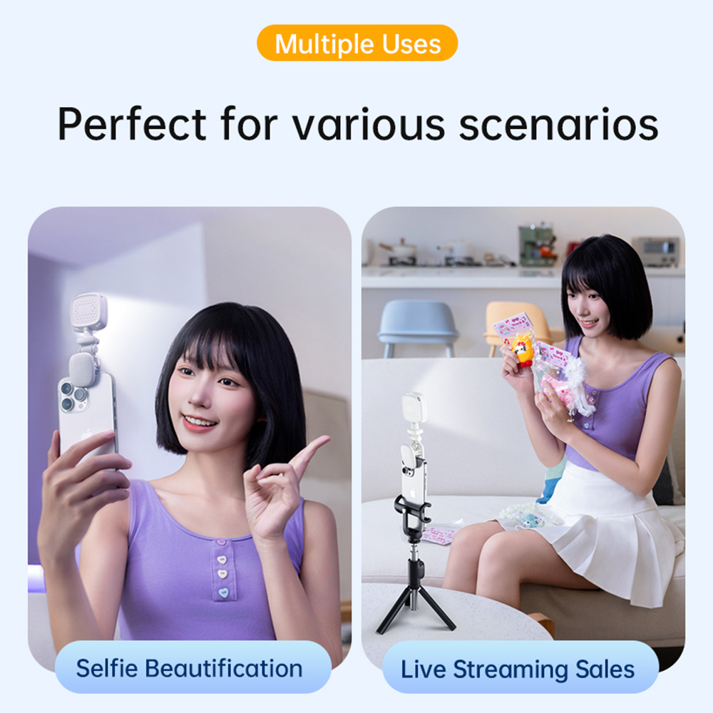 ポータブルLEDセルフィーライトカメラミニフィルライト充電式 - Photography Lighting Product のレビューと価格