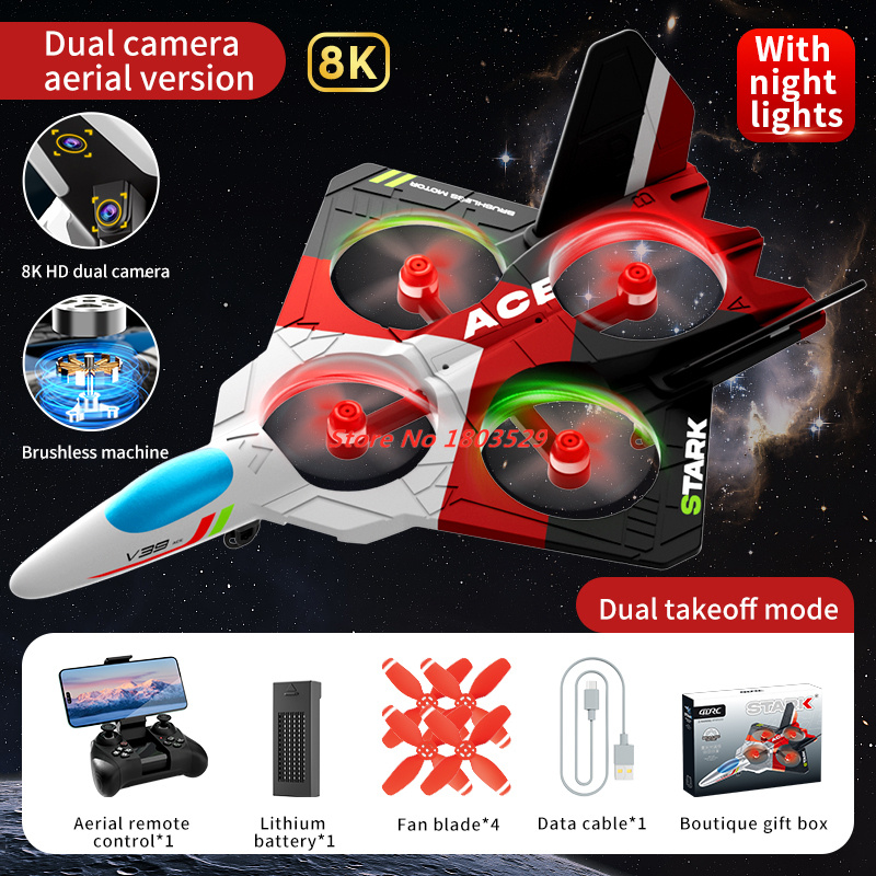 デュアルカメラリモコン飛行機グライダー航空写真クール照明RC - Lighting In Photography For Beginners のレビューと価格