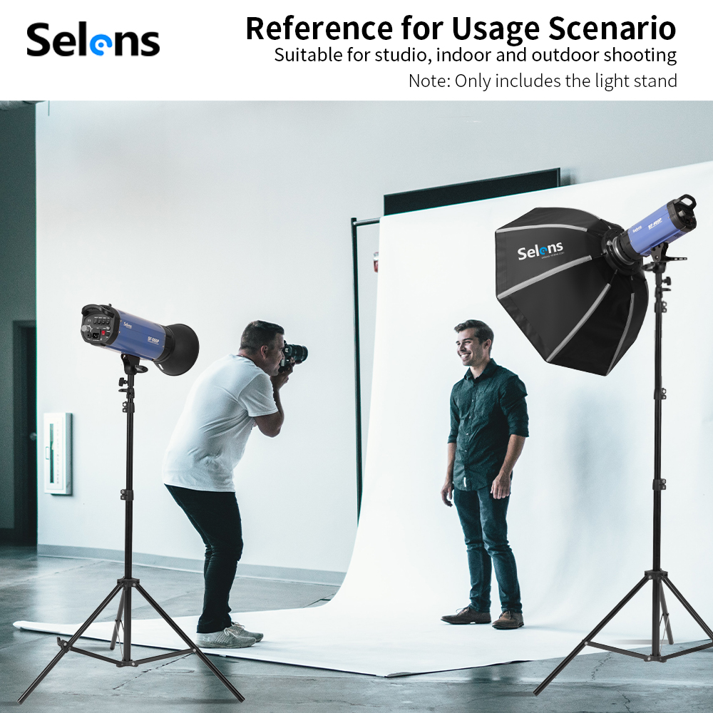 Selens 2.2~3.95m エアクッションライトスタン - Photography Lighting Flash のレビューと価格