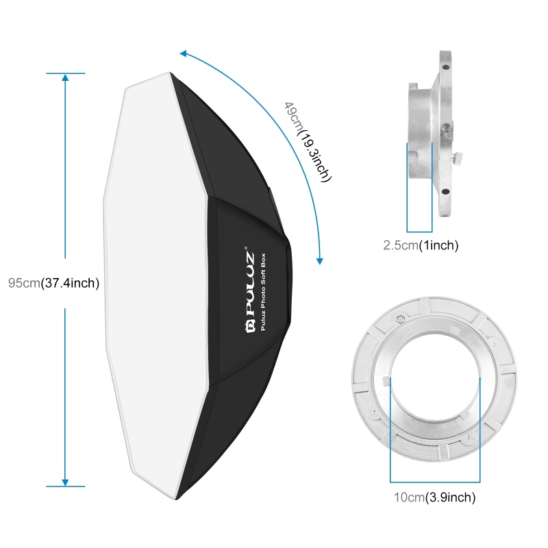 Pulz-octagonソフトボックス、写真用折りたたみ式ラ - Photography Lighting Flash のレビューと価格