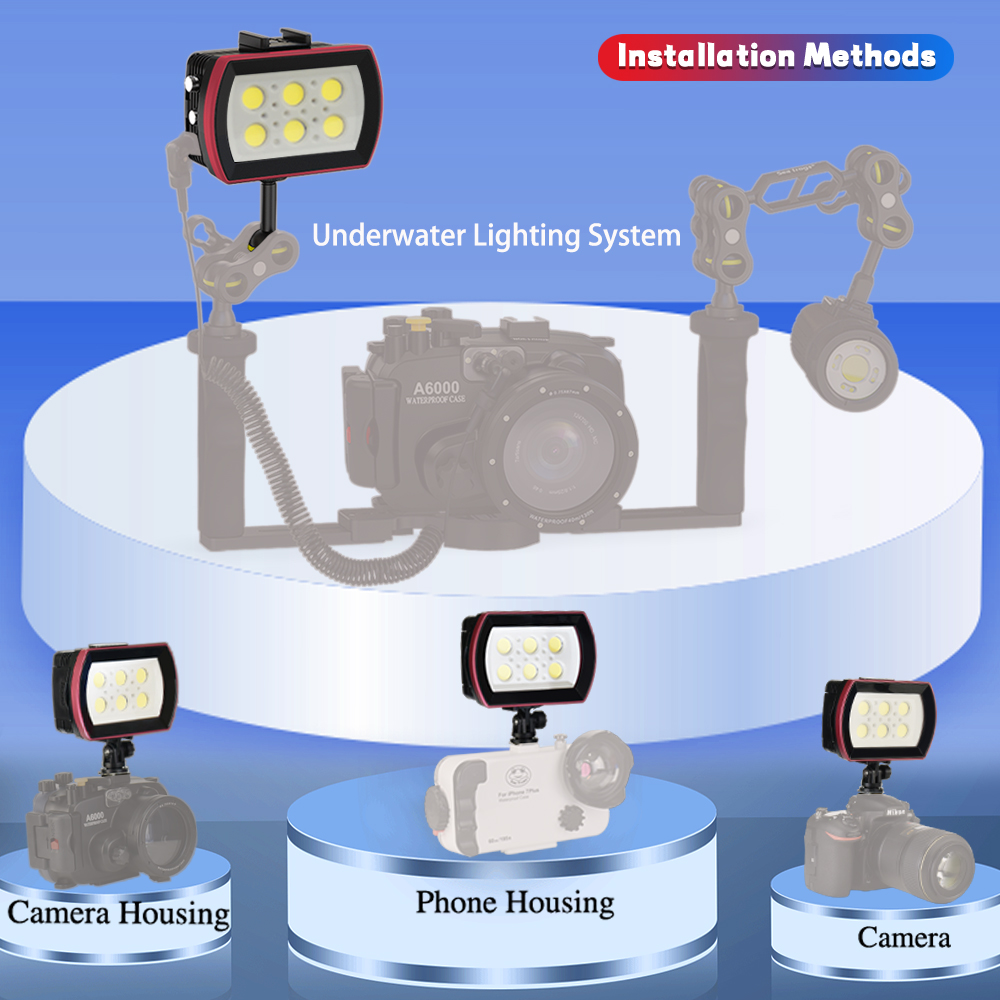 Seafrogs 40 メートル防水 LED ライト 600 - Photography Lighting Brand のレビューと価格