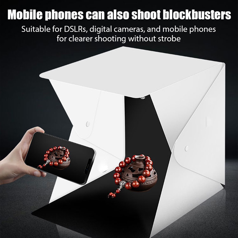 ライトボックス ミニフォトスタジオボックス 23*22*24 - Photography Lighting Tent のレビューと価格