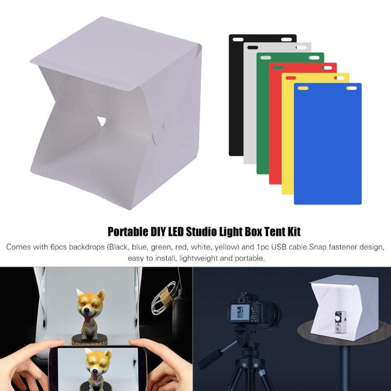 革新的な折りたたみ式LEDライトボックスで、外出先での写真撮 - Photography Lighting On The Go のレビューと価格