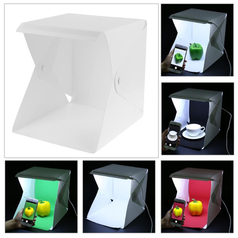 革新的な折りたたみ式LEDライトボックスで、外出先での写真撮 - Photography Lighting On The Go のレビューと価格