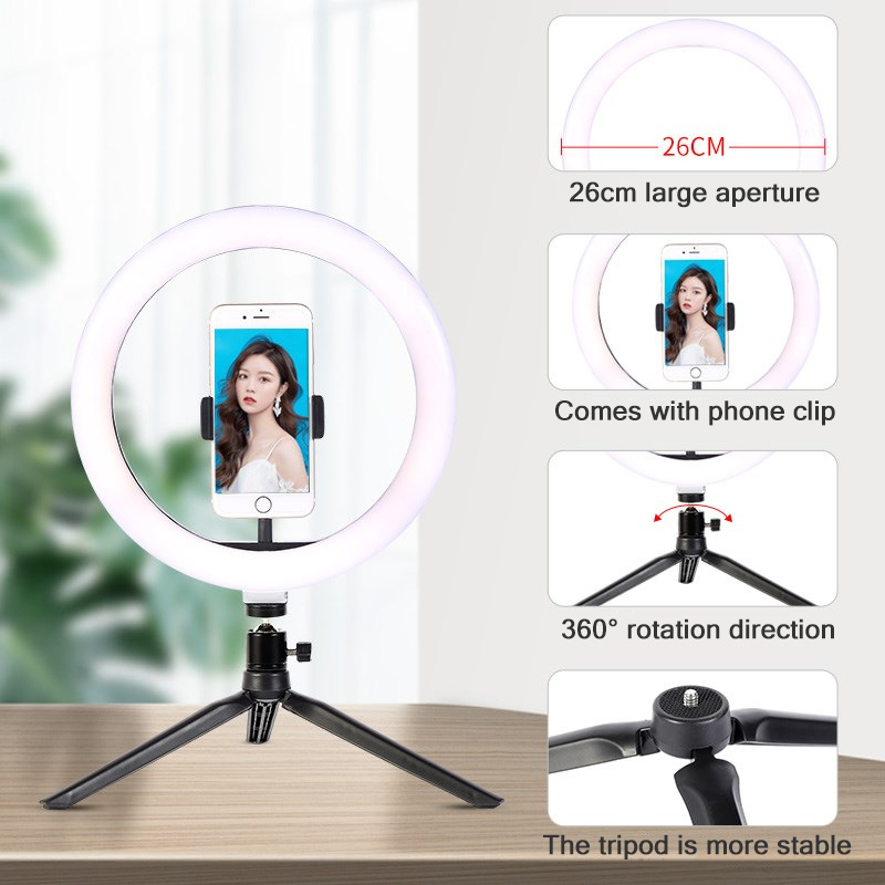 26 センチメートル 10 インチ Led リング Self - Photography Lighting Tent のレビューと価格