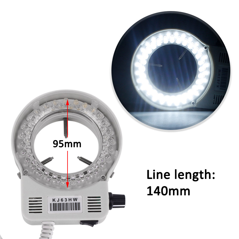 56個のLEDリングライト照明器ランプ、工業用ステレオ顕微鏡 - Photography Lighting Tent のレビューと価格