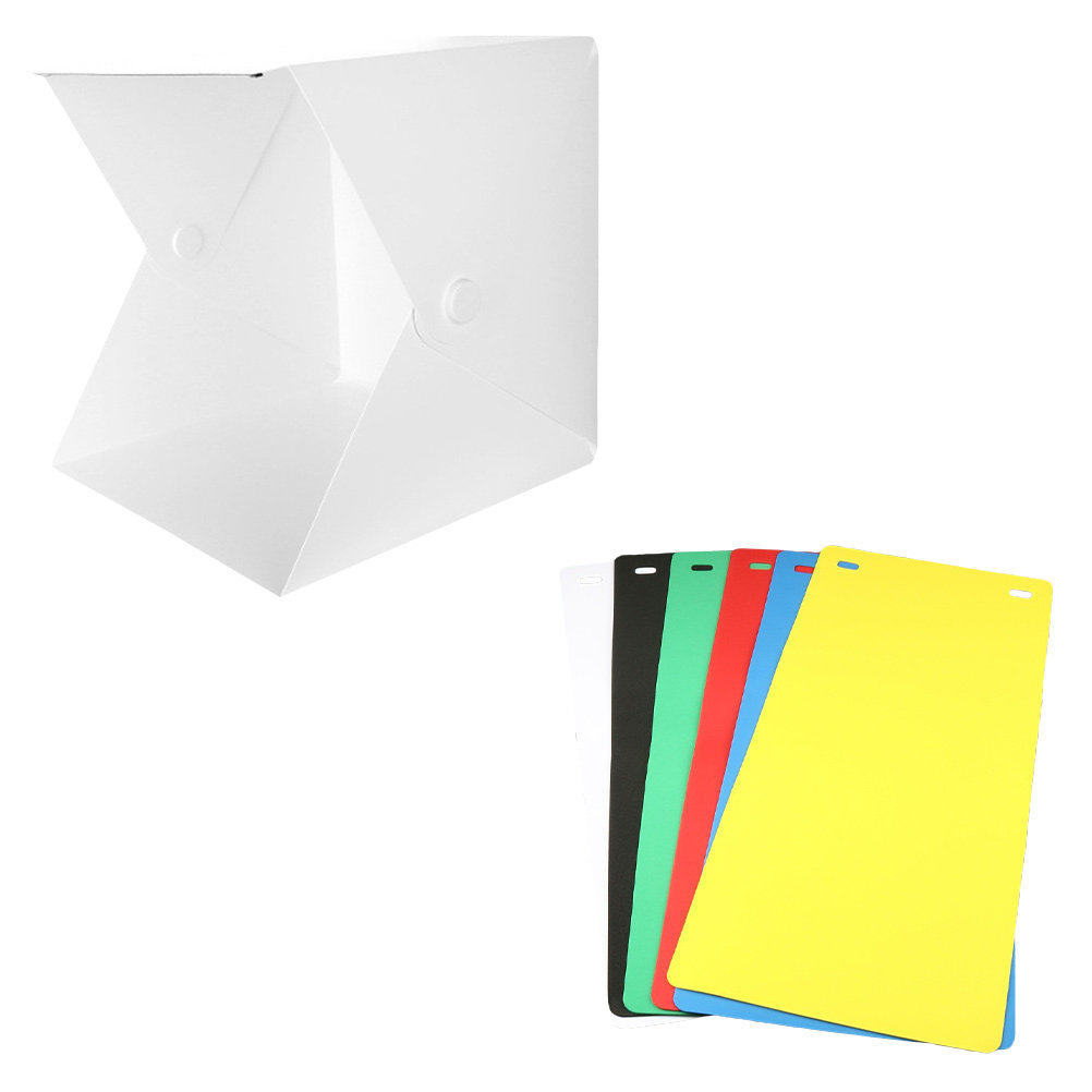 小型写真撮影用ライトボックス。折りたたみ式のフォトスタジオテ - Photography Lighting Tent のレビューと価格