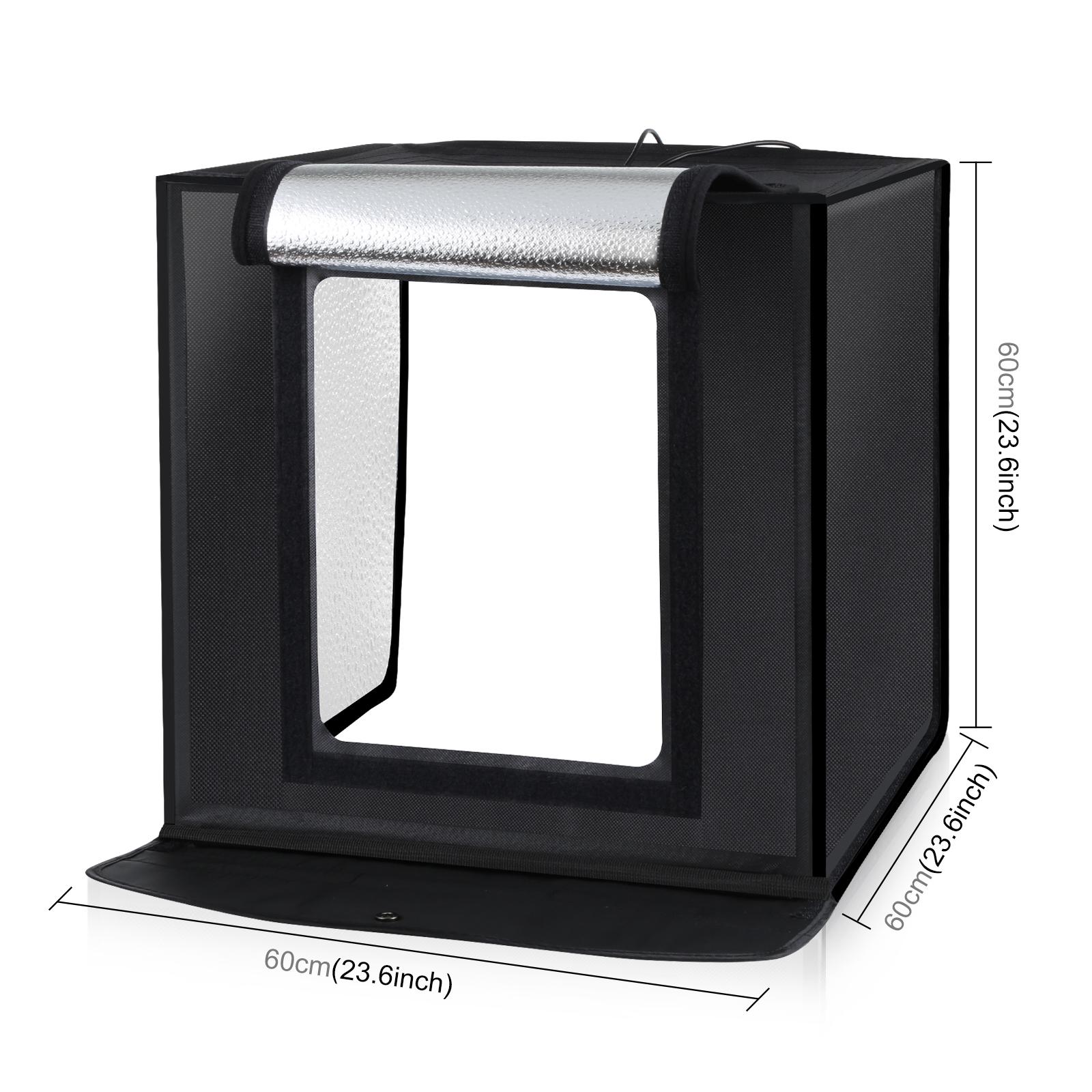 PULUZ 60cm写真スタジオライトボックス ポータブル  - Photography Lighting Tent のレビューと価格
