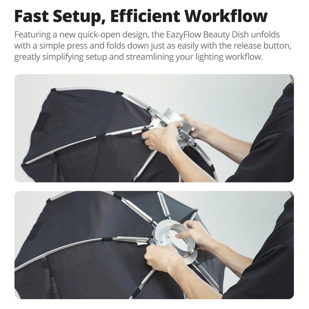 新しいGodox EazyFlowビューティーディッシュ 6 - Photography Lighting Flash のレビューと価格