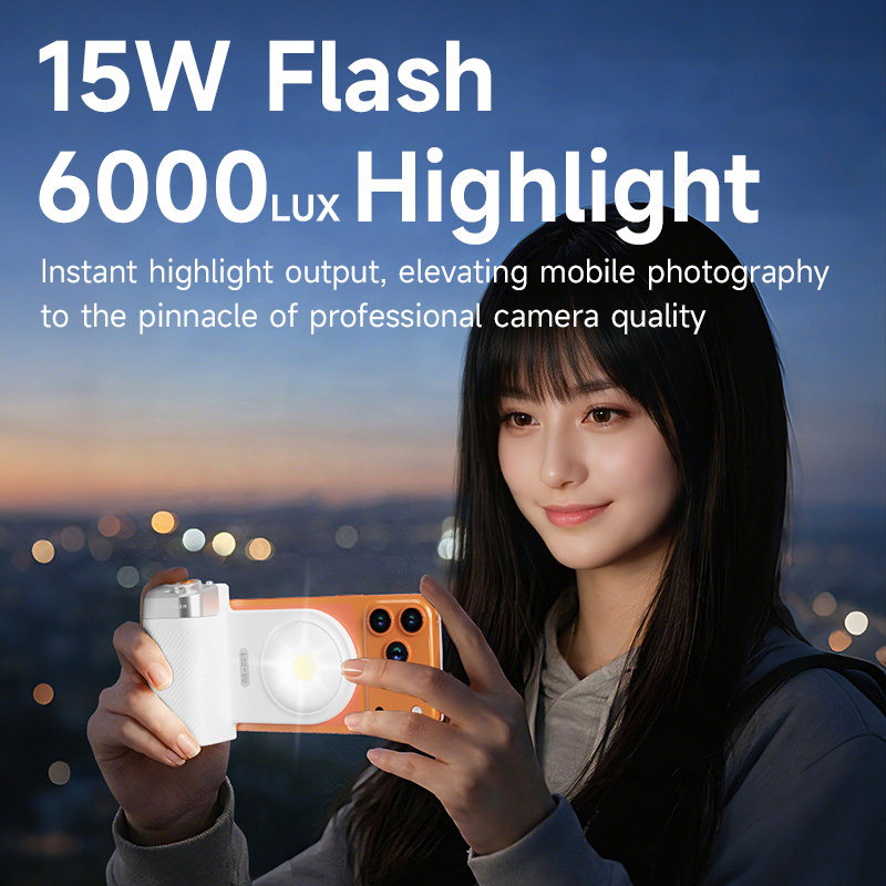 携帯電話用磁石式写真撮影用フラッシュライトハンドル。内蔵のポ - Photography Lighting Brand のレビューと価格
