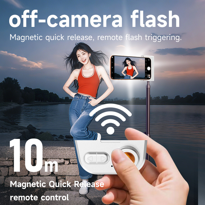 携帯電話用磁石式写真撮影用フラッシュライトハンドル。内蔵のポ - Photography Lighting Brand のレビューと価格