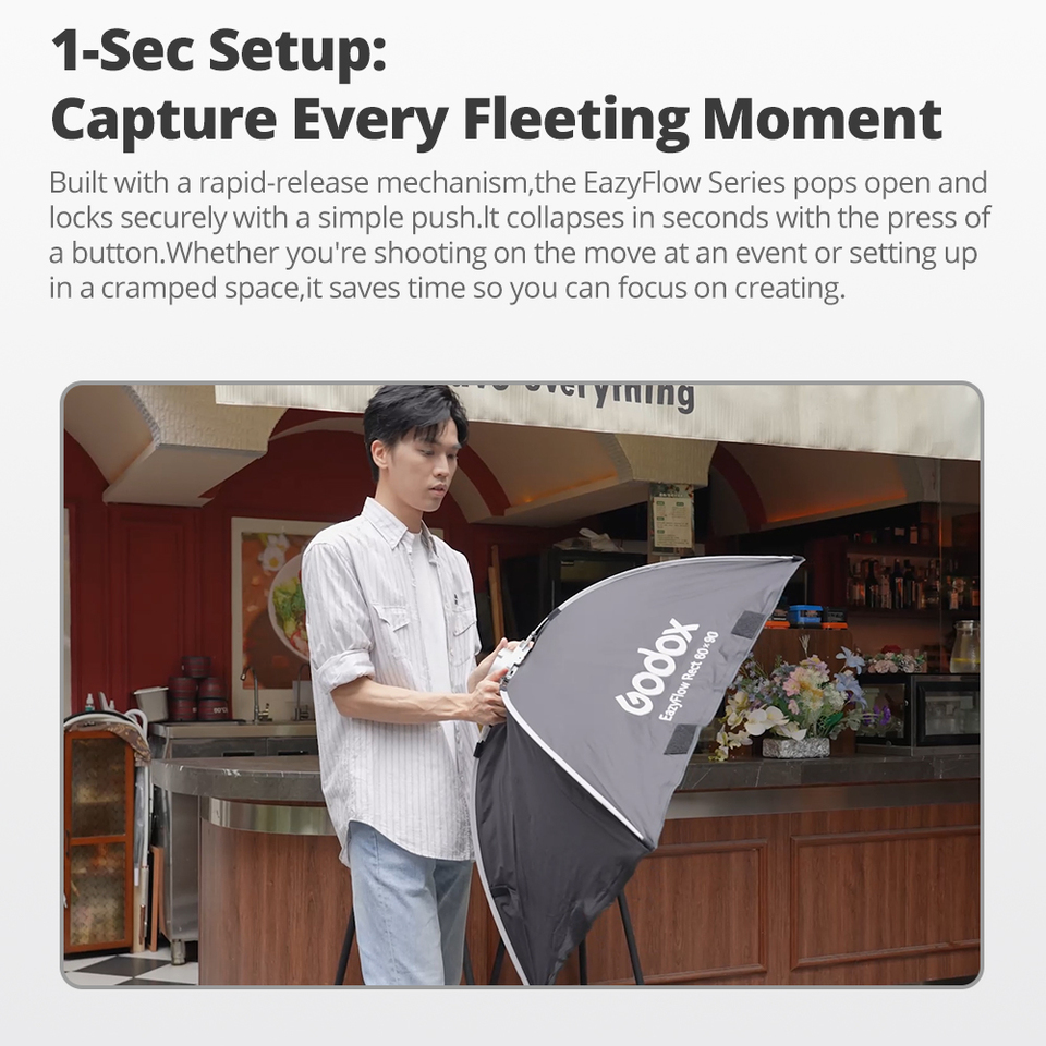Godox EazyFlowシリーズ 折りたたみ式ソフトボッ - Photography Lighting Flash のレビューと価格
