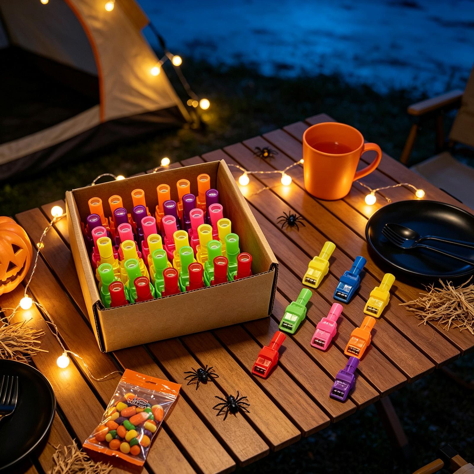ハロウィーン用LED指輪ライト36個入り。暗闇で光るプロジェ - Led Ring Light 18 のレビューと価格